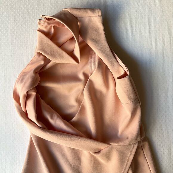 Sarah La Women’s Sleeveless Knee-length Dress size M but fit like S,Peach Orange - Picture 8 of 10